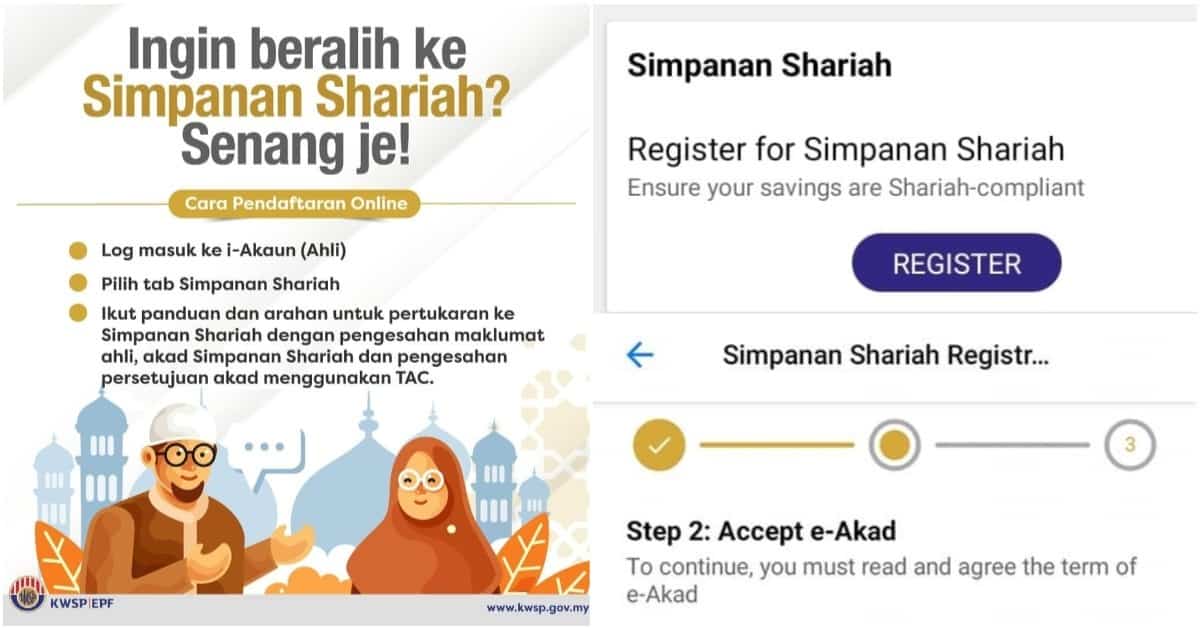 Cara Tukar Akaun Shariah KWSP